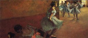 Edgar Degas Dancers Climbing a Stair oil painting picture